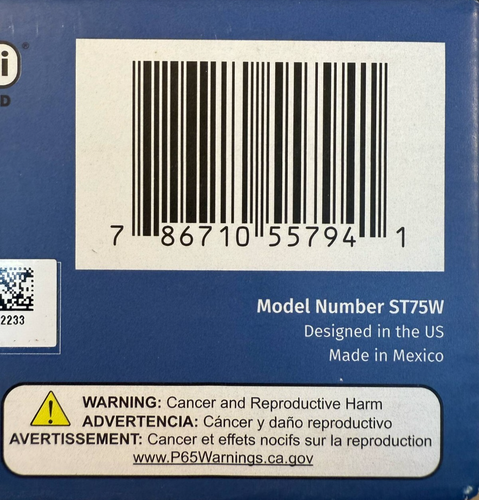 Genuine Emerson Sensi Touch Wi-Fi 7-Day Programmable Thermostat ST75W White - Picture 5 of 5