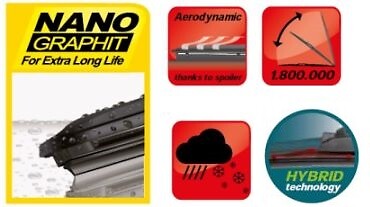 Fits Vauxhall Mokka 2012-2020 Replacement Set Of 3 Wiper Blades HH26" 14"Tl10"T - Picture 10 of 12