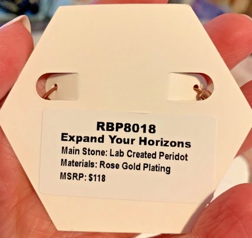 Bomb Party August 2024 Hoop Earrings ‘Expand Your Horizons’ RBP8018 - Picture 5 of 5