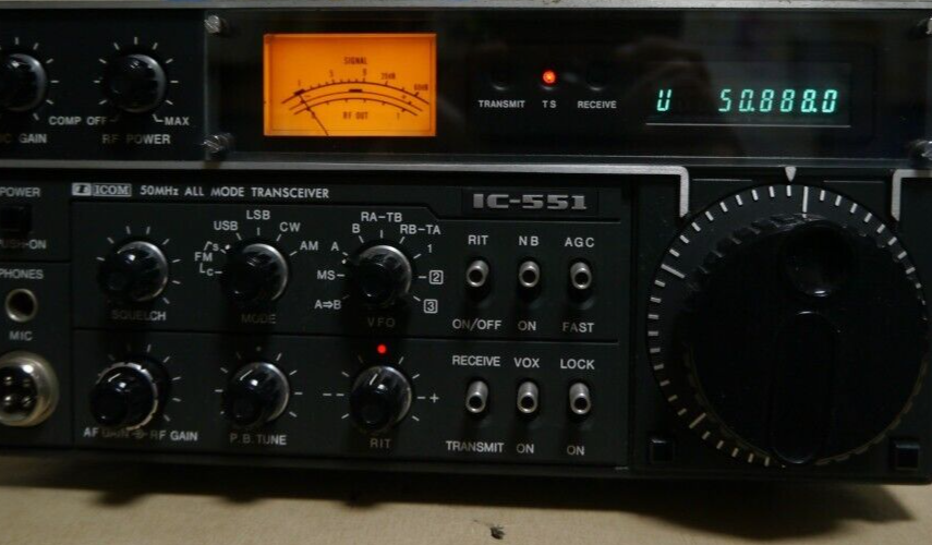 ICOM IC-551 50MHz トランシーバー ICOM IC-551 50NHz All mode Desktop transceiver F/S | eBay