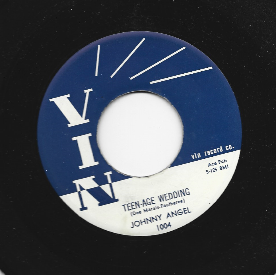 ROCKABILLY 45 JOHNNY ANGEL BABY IT'S