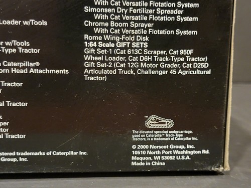 Tractor topadora Norscot CAT D11R tipo oruga fundido a presión 1:50 55070 75 años - Imagen 9 de 10