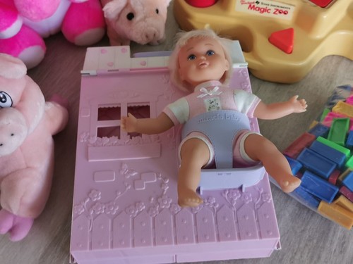 Konvolut Spielzeug Spielsachen Miracle Baby Puppe Haus Kuscheltier Magic Zoo - Bild 5 von 17