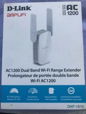 WALL PLUG IN D-Link DAP1610 Dual Band WI-FI AC1200 router AMPLIFI RANGE EXTENDER
