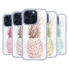 NATURE MAGICK OR ROSE ANANAS SUR MARBRE ÉTUI COQUE EN GEL POUR APPLE iPHONE