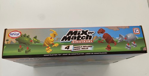 New In Box Popular Playthings Magnetic Mix or Match Dinosaurs Playset Animals - 第 3/3 張圖片