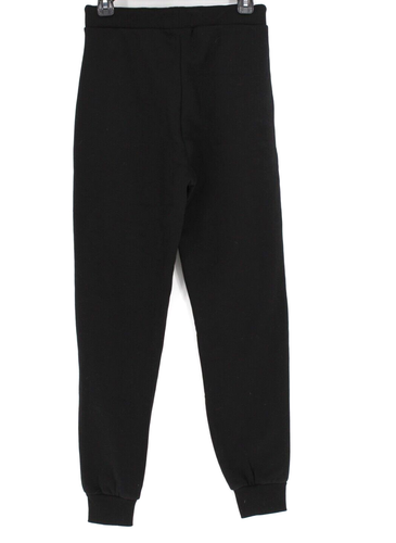 POSTER GIRL REFLECTIVE LOGO DADDY'S GIRL LEFT LEG SWEATPANTS/JOGGER SIZE S BLACK - Picture 2 of 4