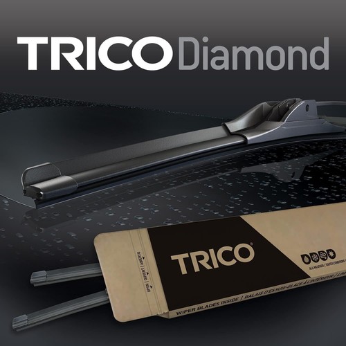 Diamond 24"+21" All-Weather Wiper Blades (Set of 2) for Passenger & Driver - Picture 2 of 9