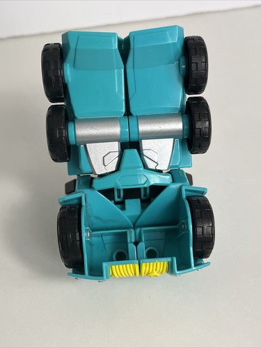 TRANSFORMERS RESCUE BOTS ACADEMY HOIST Flatbed Toy Truck Academy Rescue Team - Picture 6 of 7