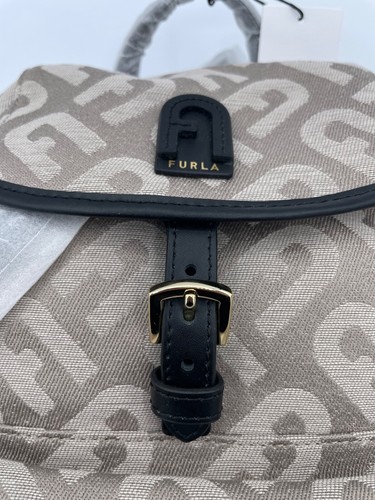 FURLA Calipso S Mini Backpack Cinch/Zipper Closures - Toni Marmo - NEW - Picture 6 of 6