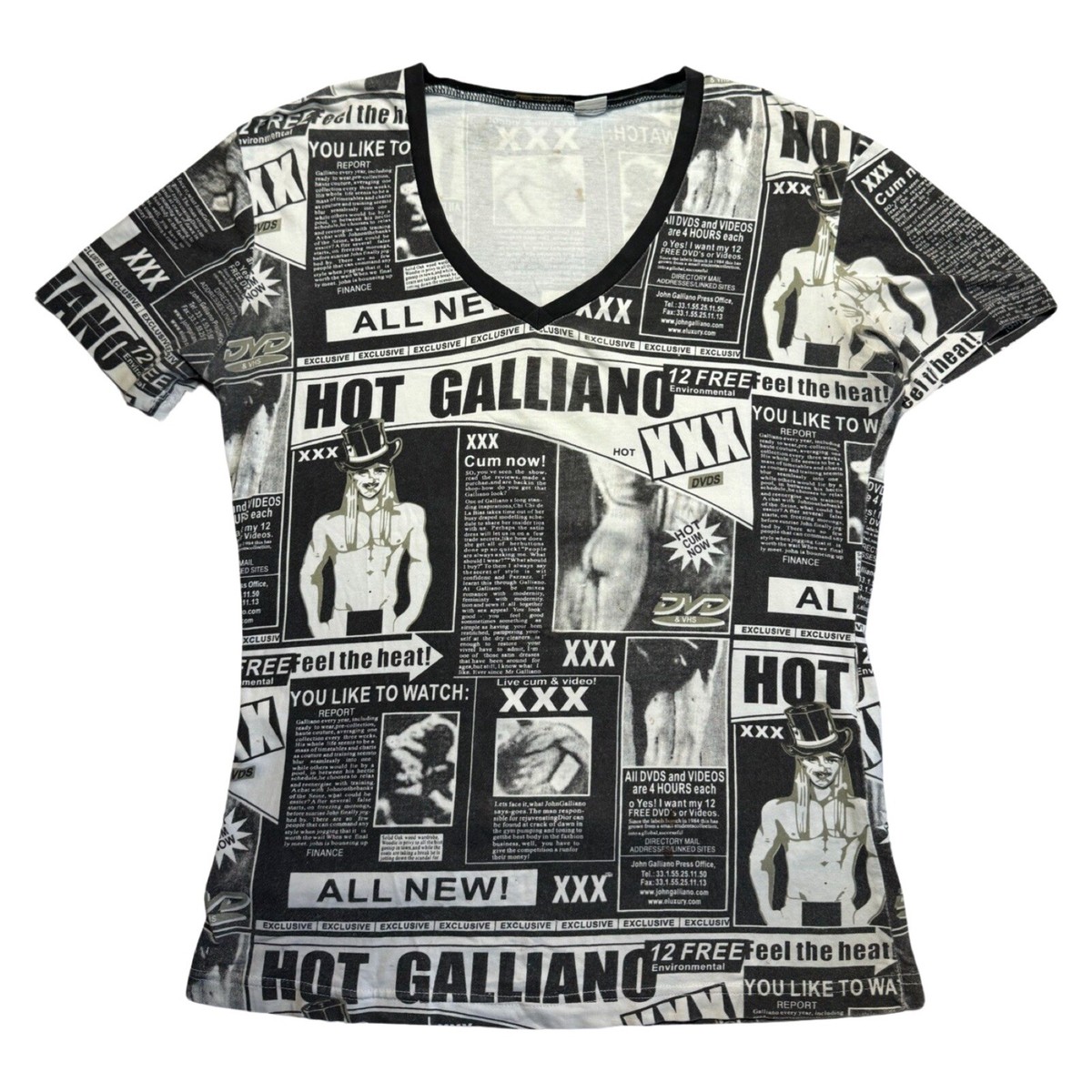 10ss “John Galliano” sheer shirt archive 10ss John Galliano sheer shirt archive