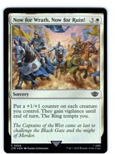 Magic Now for Wrath, Now for Ruin! Foil 0024 LTR Lord of the Rings