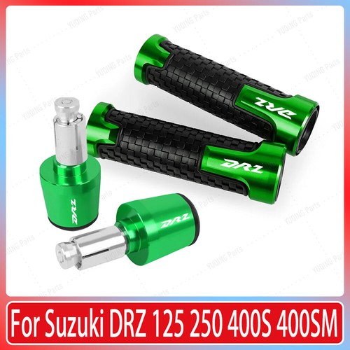 For Suzuki DRZ 125 250 400S 400SM Handlebar Hand Grips Handle Bar End Cap New - Bild 12 von 13