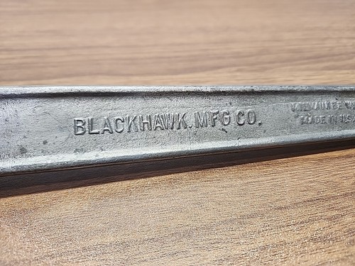Vintage Blackhawk 916 3/4" Drive Plug Ratchet with Plug 1920's 1930's Made USA - Picture 10 of 14