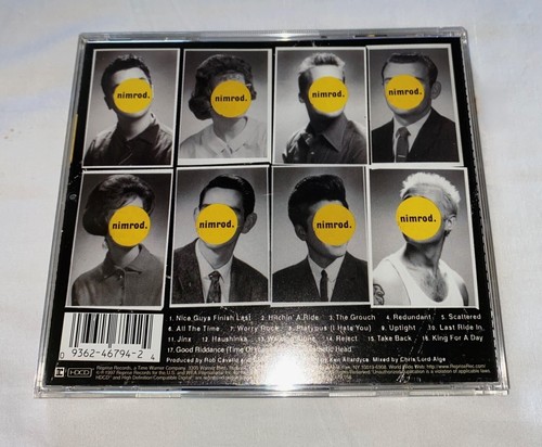 Green Day Nimrod 1997 CD Reprise Records 9-46794-2 FREE US SHIPPING - Foto 2 di 4