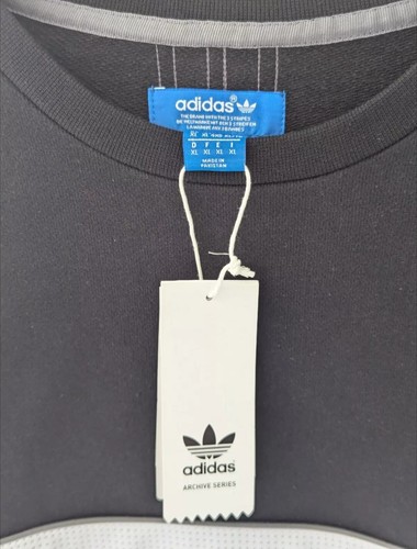 Adidas Archive Series - Suéter - Talla XL - Nuevo Con Etiquetas - Negro/Rojo/Blanco - Imagen 3 de 8