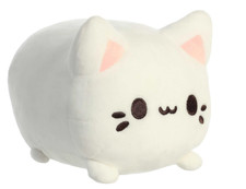 Aurora Custard Meowchi 7" White Cat Plush Tasty Peach Studios Kawaii Cute Toy