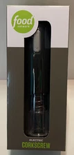 Food Network Electric Corkscrew New In Box With Storage Stand And Foil Cutter