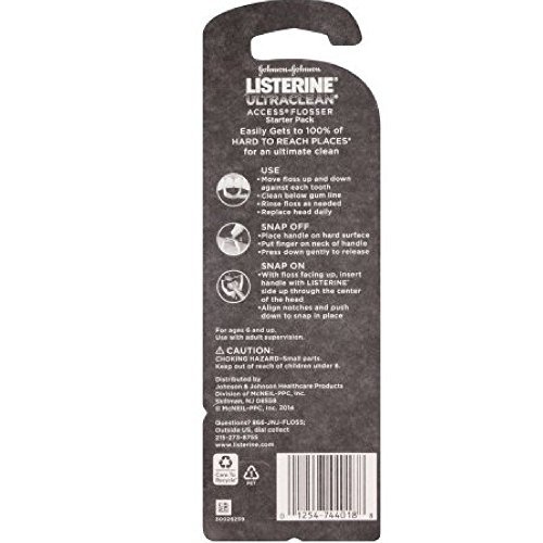 5er Pack Johnson Listerine Ultraclean Access Flosser Starter Pack - Bild 2 von 2