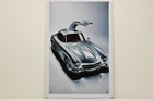 MERCEDES 300 SL GULLWING 1954 METAL PLATE
