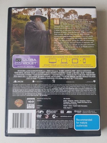 The Hobbit - An Unexpected Journey (DVD, 2012) - Picture 2 of 2