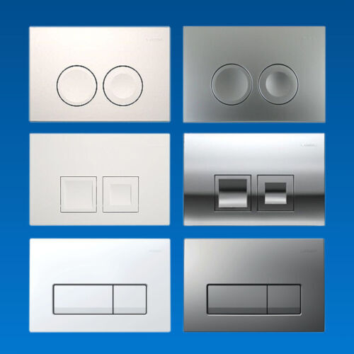 Geberit Pulsador Delta 21 50 51 Placa de Empuje UP100 Cisterna Duofix - Imagen 1 de 10