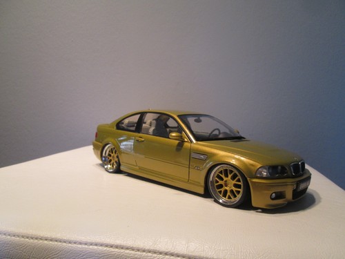 1 : 18 BMW M3 CSL E46 Baujahr 2000 phönix gelb BBS Felgen Umbau / Tuning - Bild 7 von 14