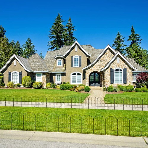 Decorative Garden Deck Wall Fence Lawn Fencing Ornament Panel Grass Edge Barrier - Picture 19 of 60