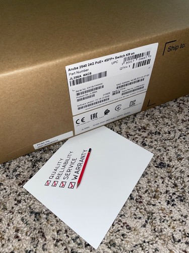 JL356A HPE Aruba 2540 24G PoE+ Switch HPE  NEW Sealed - Picture 2 of 3
