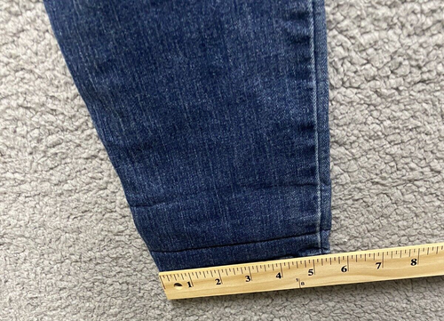Old Navy Jeans Maternity Womens 2 Blue Skinny Stretch Distressed Denim Pants - Picture 7 of 8