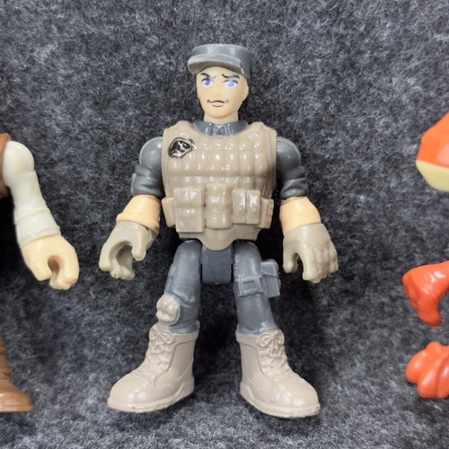 Imaginext Jurassic World Dino Owen - Guard Figure Lot w/ Raptor - 3 pc Fig Lot - Picture 7 of 13