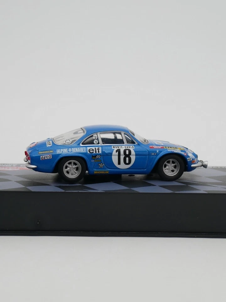 Atlas 1:43 ALPINE RENAULT A110 1800 J. ANDRUET WRC 1973 Diecast Car Model - Image 3 of 4