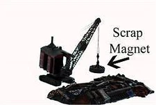 Crane MAGNET Scrap Metal Magnet comes Painted for you HO Scale 1/87