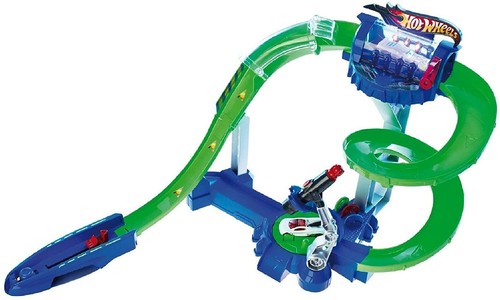 Hot Wheels Light Speeders Flash Factory Play Set BNIB W3860 2012 VHTF - Picture 7 of 9
