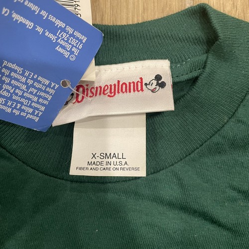 Neu Vintage 90er Disneyland Tigger grün Shirt XS Kinder Shirt 4-5T - Bild 2 von 4
