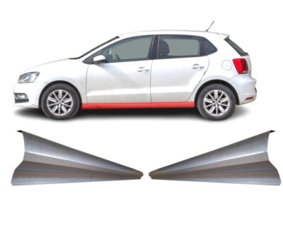 Für Volkswagen Polo 2009-2017 Voll Schweller Reparaturblech Satz/ L+R