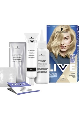 Schwarzkopf | LIVE Intense Permanent hair Colour Cool Blonde B10 - Picture 2 of 6