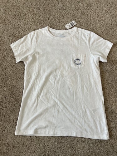 T-Shirt Vineyard Vines Woods Hole Martha's Vineyard Haven Tasche Damen klein neu mit Etikett - Bild 4 von 5