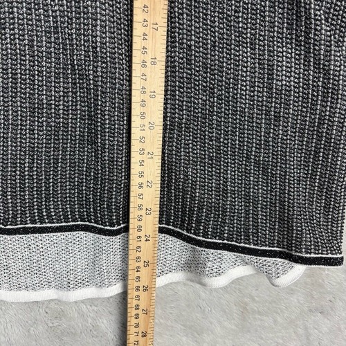 Maje Open Knit Sweater Lightweight Metallic Office Work Casual Womens 10 - Picture 3 of 6