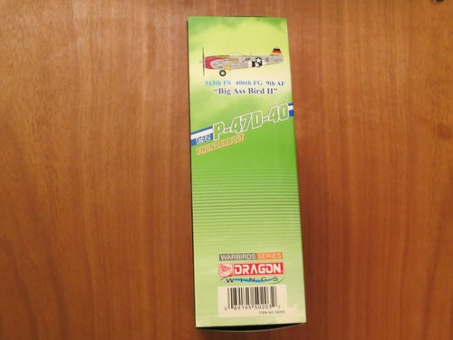DRAGON WINGS 1:72 P-47D-40 Thunderbolt 513th FS 406th FG 9th AF #50203 NUEVO - Imagen 2 de 9
