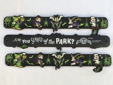 Disney Parks Vampire Mickey  Friends Halloween 2019 One 1 Slap Bracelet GITD