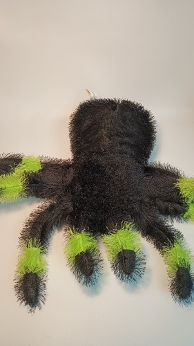 Spider Plush Black Green Ganz 12 inch model HW 10615 - Picture 10 of 12
