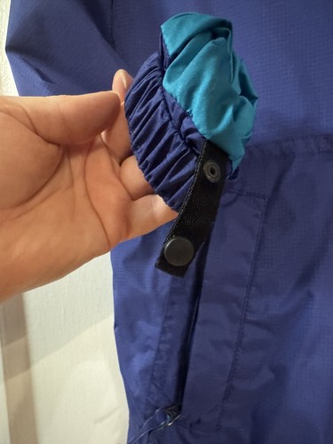 *SALE*. Marmot Precip Eco Comp 3 in 1 Blue/Teal Kids M 8/10 Outer Jacket Only - Picture 4 of 8