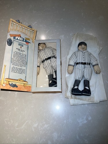 2 Babe Ruth 1979 Hallmark Collectible Doll "Famous Americans" Series 1