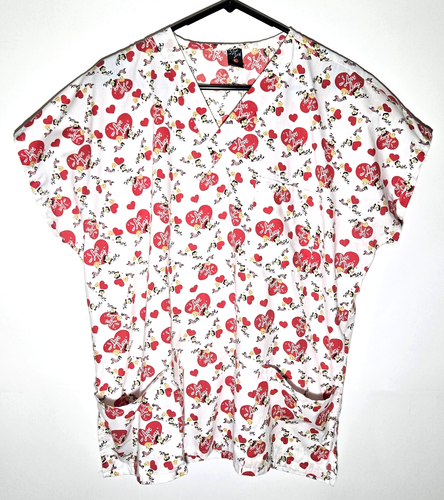 Damen I Love Lucy Peeling Top in Größe Large. (VERSANDKOSTENFREI!)