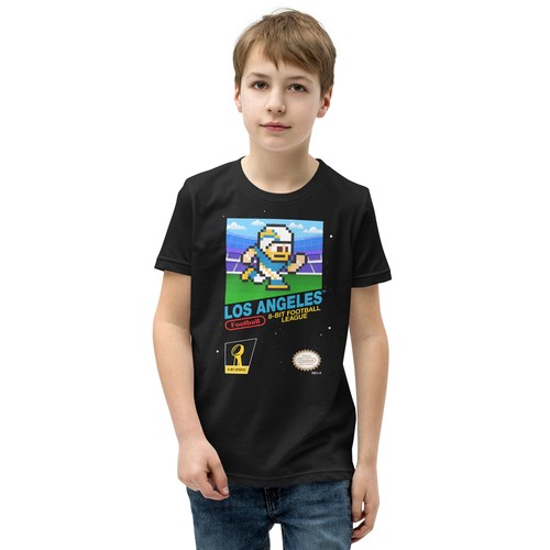 Camiseta deportiva de fútbol americano de 8 bits de Los Angeles Chargers NES para Nintendo joven niño niño niño niño - Imagen 5 de 9