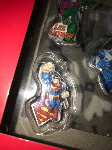 Nuevo en Paquete Hallmark DC Super Friends Adornos de Navidad en Caja Juego de 5 Difíciles de Encontrar Lex Super - Imagen 6 de 12