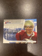 #’d /2001 - 2001 Fleer Game Time #127 Chris Weinke RC Carolina Panthers FSU PWE