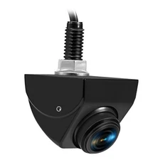 Backup Camera with Switchable Front View - 1080P Metal AHD, 170° Wide Black