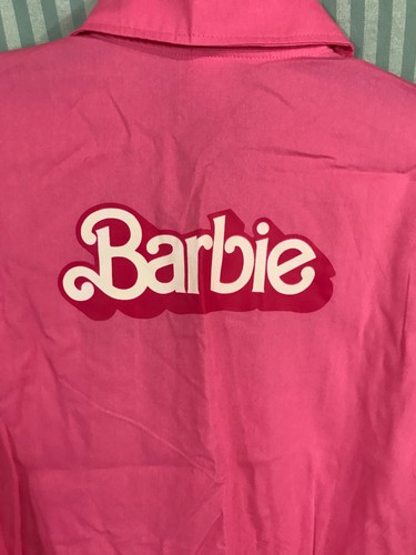 SPIRIT Barbie The Movie Pink Jumpsuit & Accessories Adult Small Costume- VGC - Picture 6 of 8